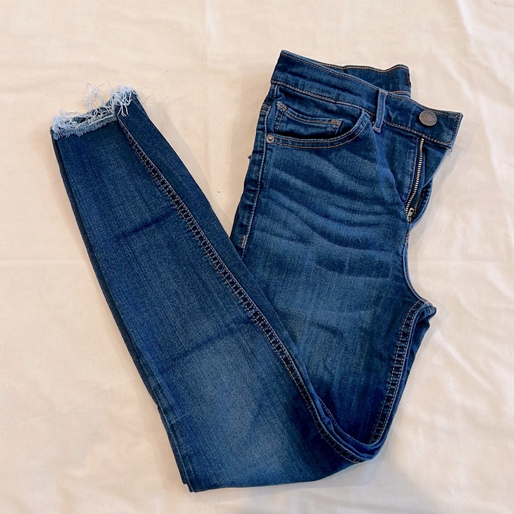 Express super soft high rise cropped legging jeans